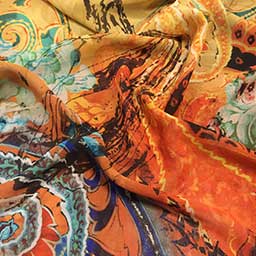 Akse Tekstil İpek Şifon Kumaş